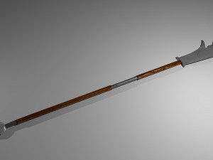 halberd model 3Dモデル