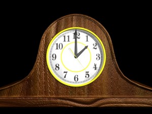 antique wooden clock 3Dモデル