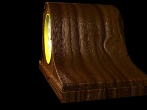 antique wooden clock 3D Model