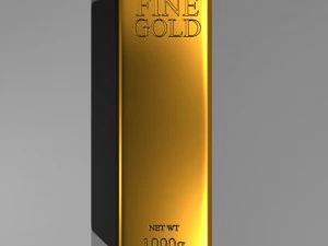 gold bar 3D Model