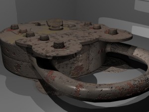 antique lock 3Dモデル