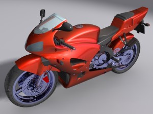 honda cbr 3D Model