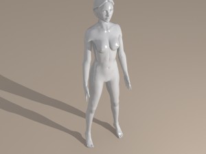 hot and fashin 3D 모델