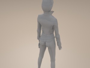 hot and fashin 3D 모델