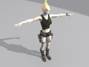 angelina julie lara croft in the tomp raider 3D Model