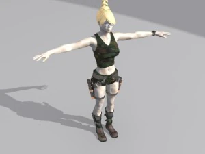 Angelina Jolie Lara Croft em Tomb Raider Modelo 3D