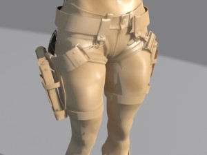 angelina julie lara croft in the tomp raider 3D Model