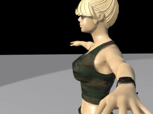 Angelina Jolie Lara Croft em Tomb Raider Modelo 3D