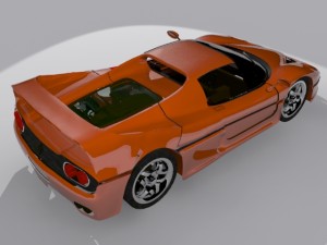 hight detailed sport car 3D Model