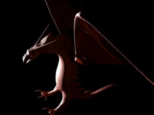 червоний дракон 3D Модель