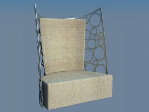 armchair modern 3D Model