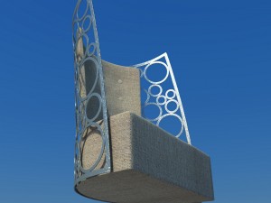 armchair modern 3D Модель