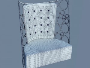 armchair modern 3D Модель