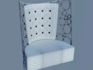 armchair modern 3D Model