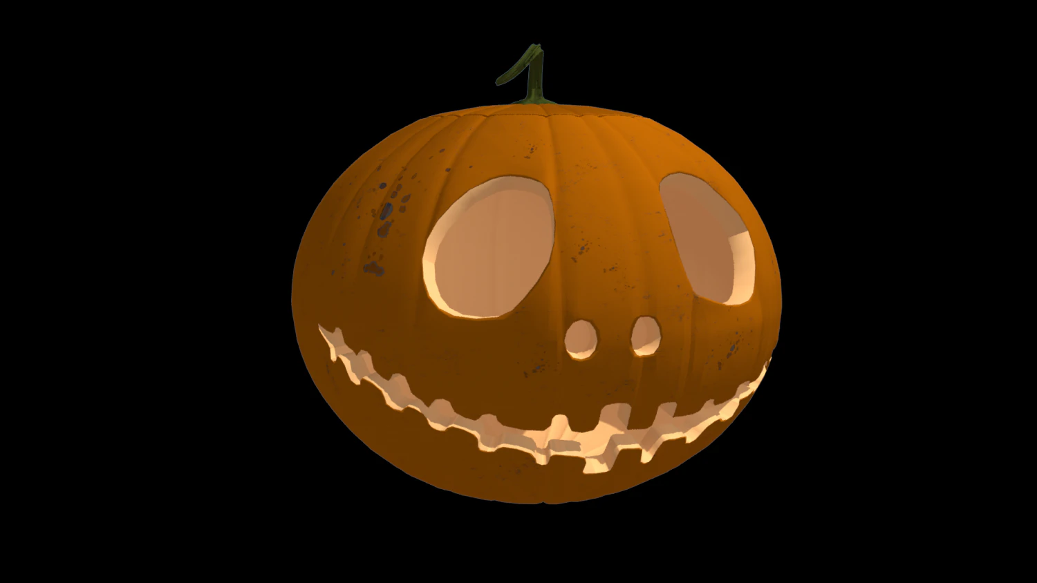 halloween pumpkin 3D Model .c4d .max .obj .3ds .fbx .stl .blend