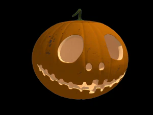 zucca di Halloween Modello 3D