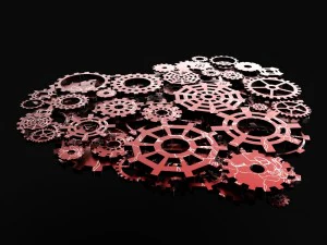 heart gears 3D Model