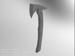 tactical tomahawk lft01 3D 모델