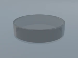 low-poly microscope accessories - glass 3D Model