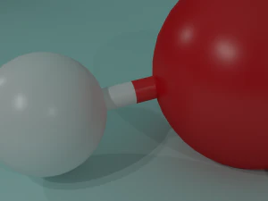 molecules - water h2o 3D Model