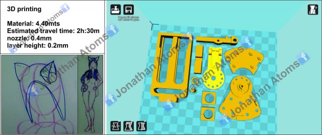 nekomimi mechanical 3D Принт Модель .c4d .max .obj .3ds .fbx .stl .blend 