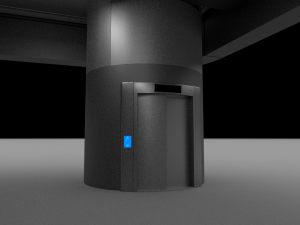 futuristic military landing platform Modèle 3D