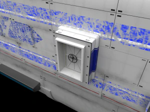 heavy scifi cargo freighter 3D Model