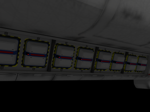 heavy scifi cargo freighter 3D Model
