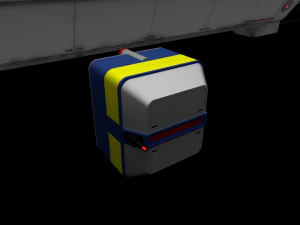 heavy scifi cargo freighter 3D Model