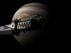 scifi passanger freighter 3D Model