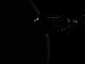 scifi passanger freighter 3D Model