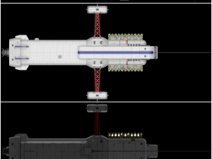 scifi passanger freighter 3D Model