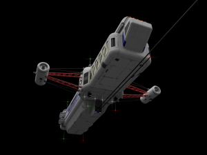 scifi passanger freighter 3D Model