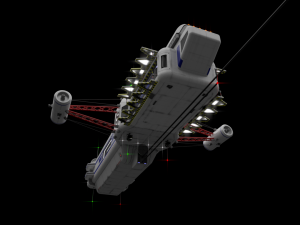 scifi passanger freighter 3D Model