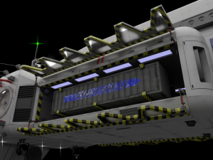 scifi passanger freighter 3D Model