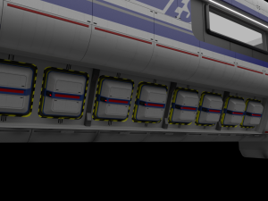 scifi passanger freighter 3D Model
