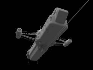 scifi passanger freighter 3D Model