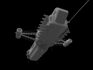 scifi passanger freighter 3D Model