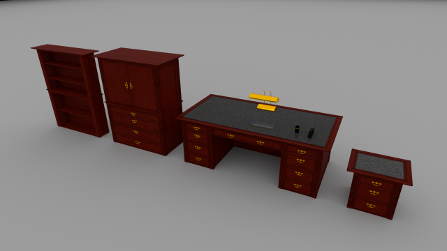 office furniture pack 3Dモデル .c4d .max .obj .3ds .fbx .stl .blend