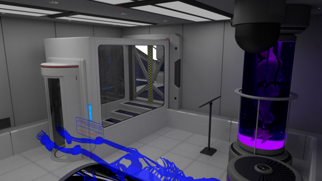 scifi interior construction kit basic 3D Model .c4d .max .obj .3ds .fbx .stl .blend 