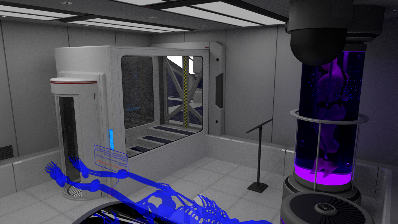scifi interior construction kit basic 3D Model .c4d .max .obj .3ds .fbx .stl .blend 