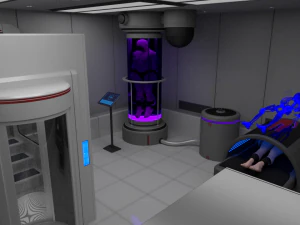 scifi interior construction kit basic 3D Model