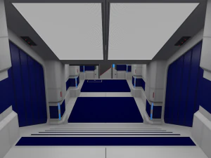 scifi interior construction kit basic 3D Model