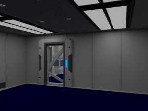 scifi interior construction kit basic 3D Model