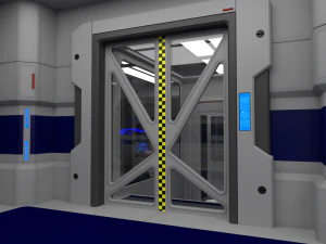 scifi interior construction kit basic 3D Model