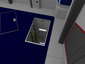 scifi interior construction kit basic 3D Model