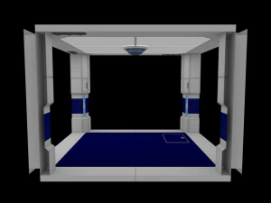 scifi interior construction kit basic 3D Model