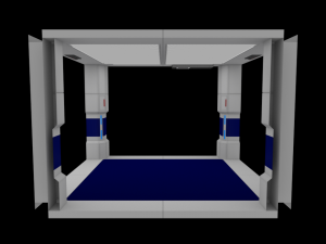 scifi interior construction kit basic 3D Model