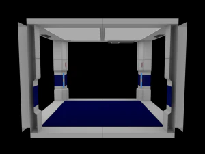 scifi interior construction kit basic 3D Model