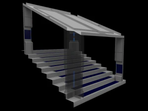 scifi interior construction kit basic 3D Model